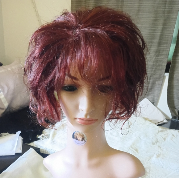 Ginger 100% Brizilan Human Hair Topper 5x4HD Lace 12 Inches